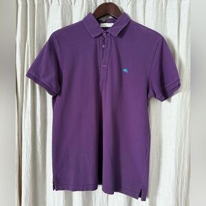 Etro Deep Purple Polo Shirt